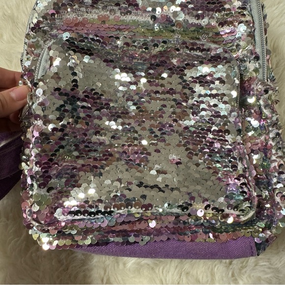 Cat & Jack Unicorn Mini Sequin Backpack Purse - Picture 3 of 8